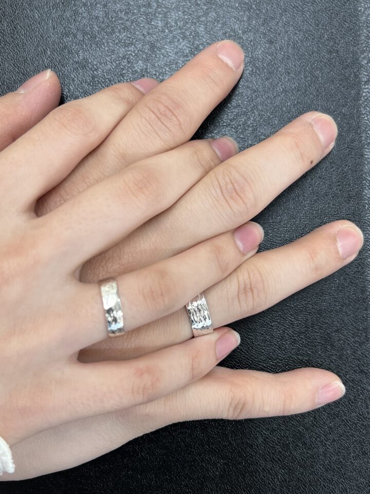 奈良県から白浜旅行でお越しの20代女性 手作りリング体験の画像