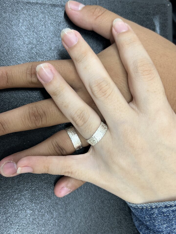 日帰りデート子連れで手作りリング体験 和歌山県内のご夫婦の画像